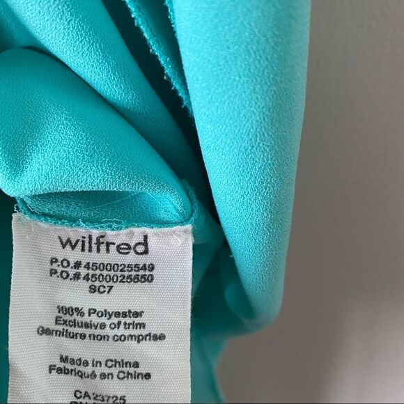 ARITIZA “Taleen” Teal/Turquoise Wrap Front Dress - Picture 13 of 13